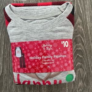 Holiday BOY/GIRL 3t toddler pajama set